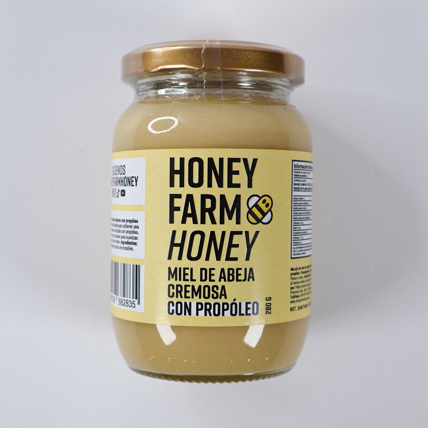 Miel de Abeja Cremosa con Propóleo 280 g