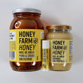 1 Miel de Abeja Pura 620 g + 1 Miel de Abeja Cremosa con Propóleo 280 g + 1 Bálsamo de Labios de Cera de Abeja 5 g