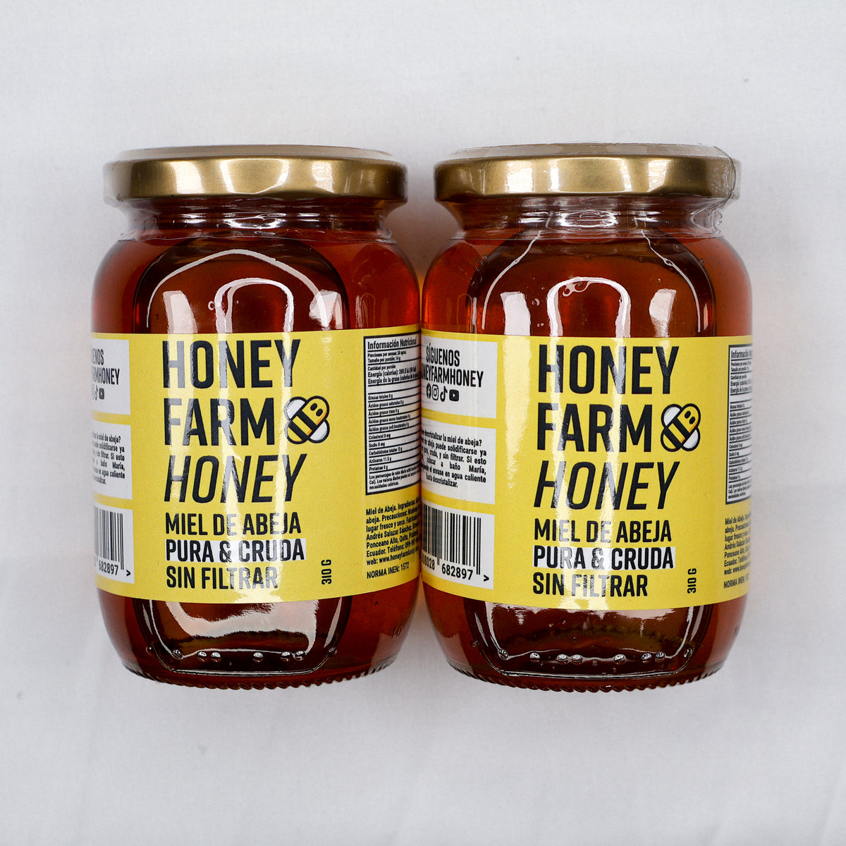2 Miel de Abeja Pura 310 g