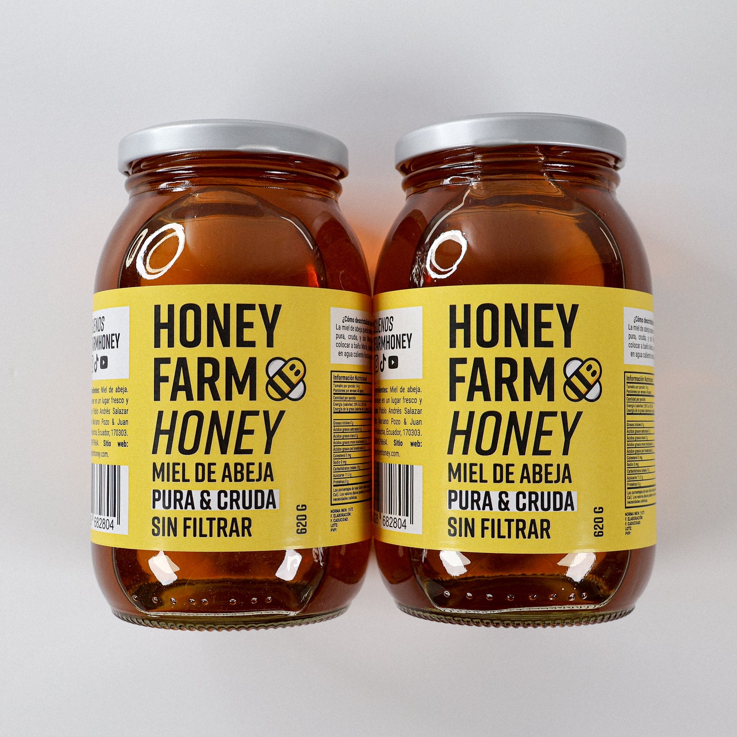 2 Miel de Abeja Pura 620 g